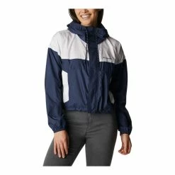 Remise 🎁 Columbia Flash Challenger Cropped - Veste coupe-vent femme ❤️