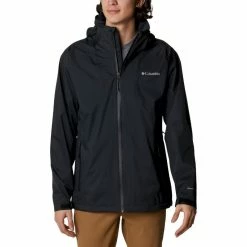Meilleure vente 🧨 Columbia Rain Scape Jacket - Veste imperméable homme ⌛